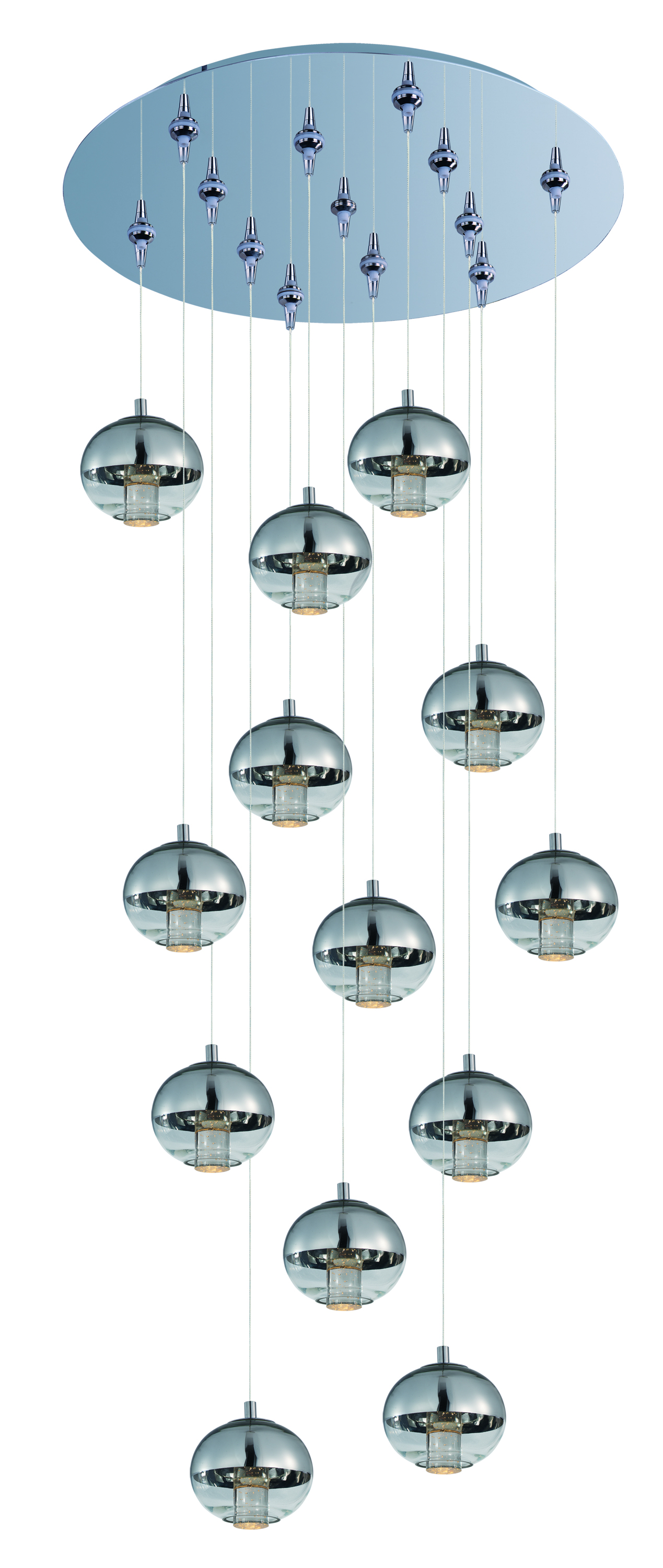 Zing 13 Light Rapidjack Pendant And Canopy Multi Zing 13 Light Rapidjack Pendant And Canopy