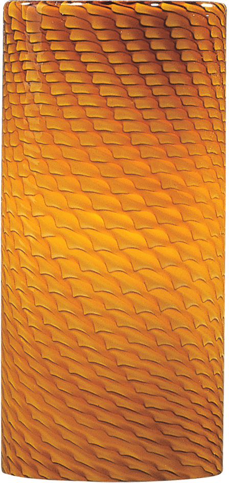 Carte Amber Ripple Glass Shade
