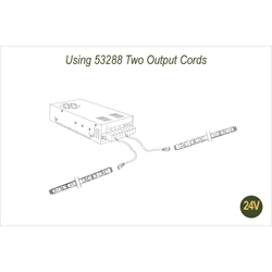 Using 53288 Two Output Cords