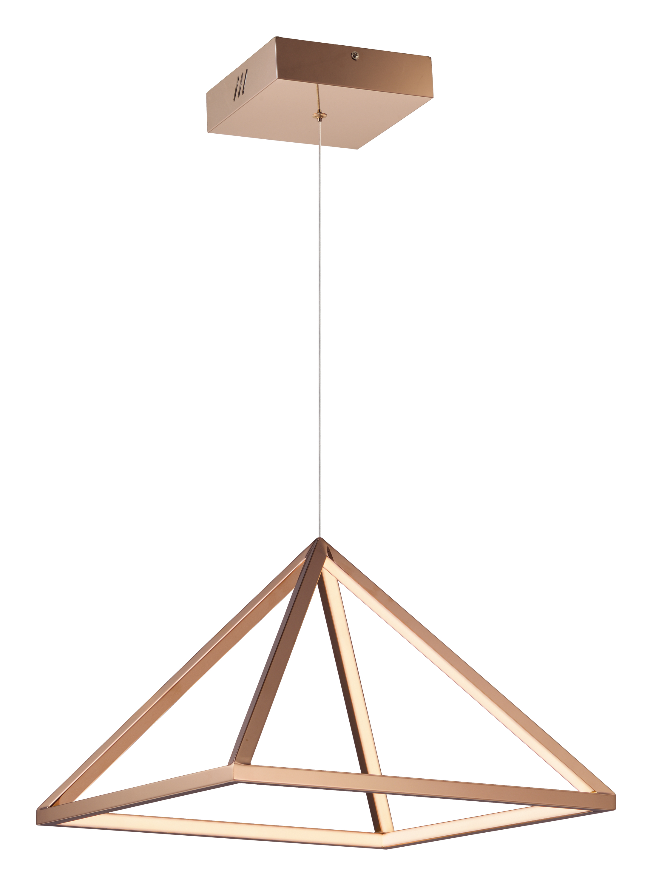 Pyramid LED Pendant Single Pendant Maxim Lighting