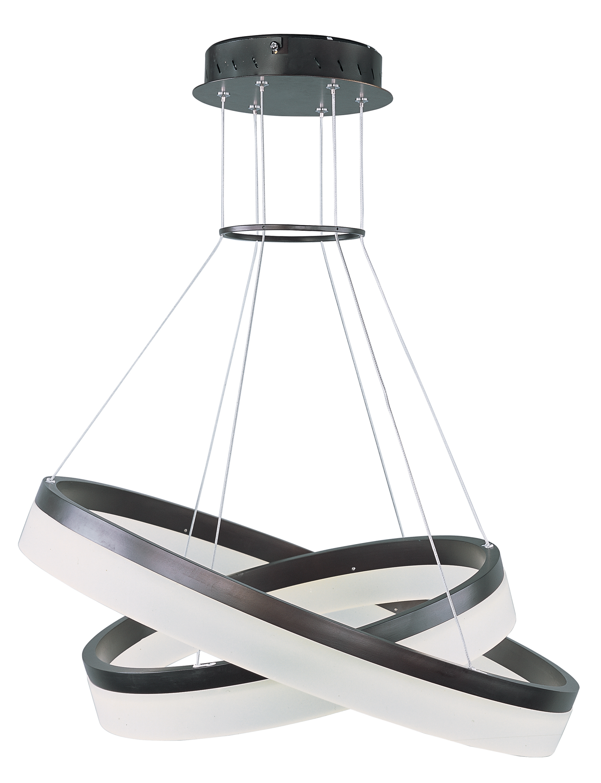 Gehen Sie zum Online-Shop! Saturn 2-Tier LED Pendant Pendant - - Lighting Maxim Multi-Light