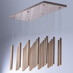 Flute 35-Light LED Pendant