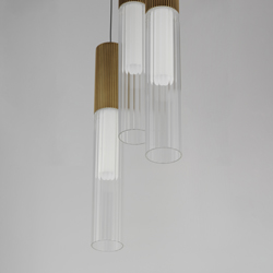 Reeds 3-Light LED Pendant