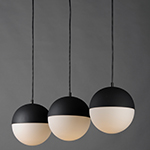 Half Moon 3-Light LED Pendant