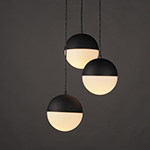 Half Moon 3-Light LED Pendant