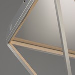Pyramid LED Flush Mount