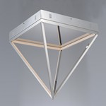 Pyramid LED Flush Mount