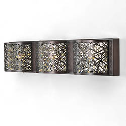 Inca 3-Light Wall Mount W/LED Bulb