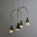 Mermaid 4-Light LED Pendant