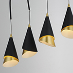 Mermaid 4-Light LED Pendant