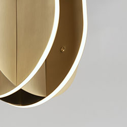 Interval LED Medium Ellipse Pendant