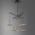 Saucer 6-Light LED Pendant