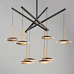 Saucer 8-Light LED Pendant