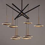 Saucer 8-Light LED Pendant