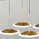 Saucer 8-Light LED Pendant