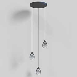 Dewdrop 3- Light LED Pendant