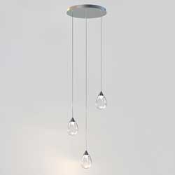 Dewdrop 3-Light LED Pendant