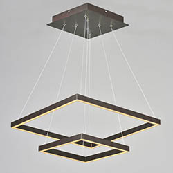 Quad 2-Tier LED Pendant