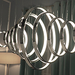 Hoops 11-Light LED Pendant