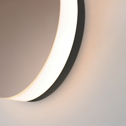 Embosse 8" Round LED Wall Sconce CCT Select