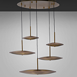 Cymbals 5-Light LED Pendant