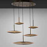 Cymbals 5-Light LED Pendant