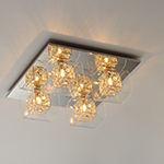 Gem 4-Light Flush Mount with PC Shade