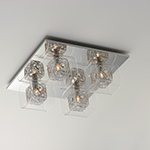 Gem 4-Light Flush Mount with PC Shade