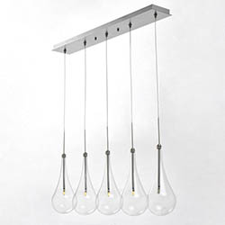 Larmes 5-Light LED Pendant