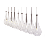 Larmes 9-Light LED Pendant