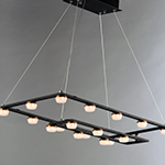 Button 18-Light LED Pendant