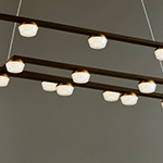 Button 18-Light LED Pendant