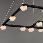 Button 18-Light LED Pendant