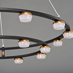 Button 18-Light LED Pendant