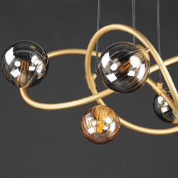 Planetary 5-Light LED Chandelier