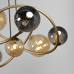 Planetary 8-Light LED Chandelier