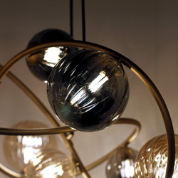 Planetary 8-Light LED Chandelier