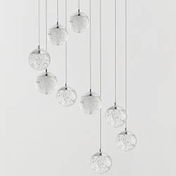 Orb II 9-Light LED Pendant