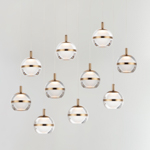 Swank LED 10-Light Linear Pendant