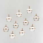 Swank LED 10-Light Linear Pendant