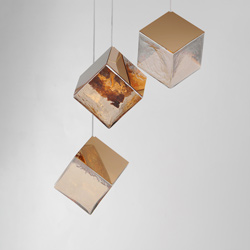 Ice Cube 3-Light LED Pendant