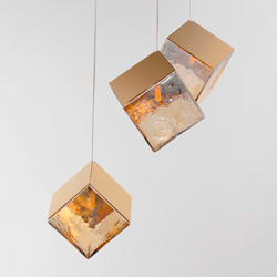 Ice Cube 3-Light LED Pendant