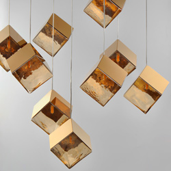 Ice Cube 9-Light LED Pendant