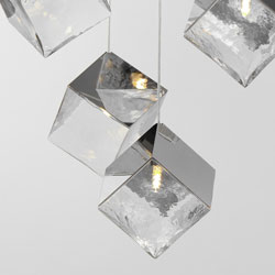 Ice Cube 9-Light LED Pendant