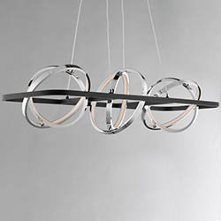 Gyro II 3-Light LED Linear Pendant