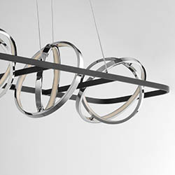 Gyro II 3-Light LED Linear Pendant