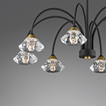 Hope 8-Light LED Chandelier / Semi Flush Mount