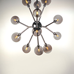 Asteroid 12-Light LED Chandelier