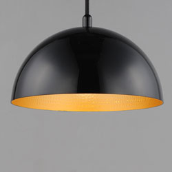 Hemisphere 1-Light 9" LED Pendant