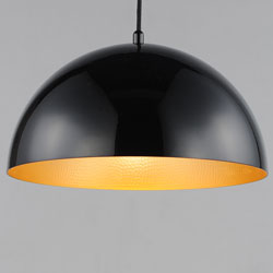 Hemisphere 1-Light 14" LED Pendant